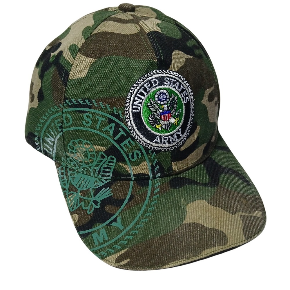 US Army‎ Camouflage Baseball Cap Military Embroidered Patch Hat